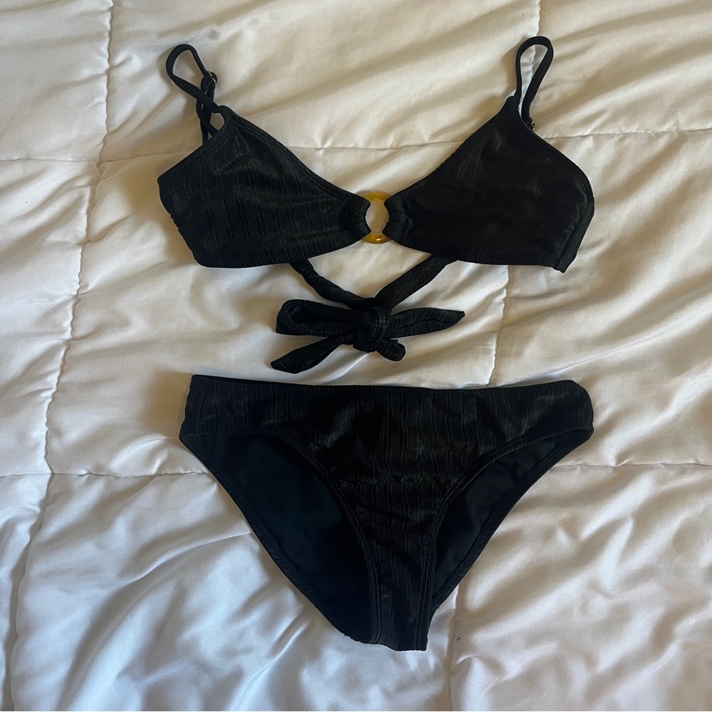 California Waves Black Bikini Set